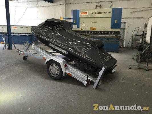 Thalman remolque mixto de aluminio moto de agua/quad